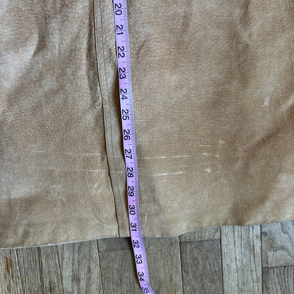 Venezia Vintage Leather Midi Skirt‎ Size 11/12 - Picture 5 of 9